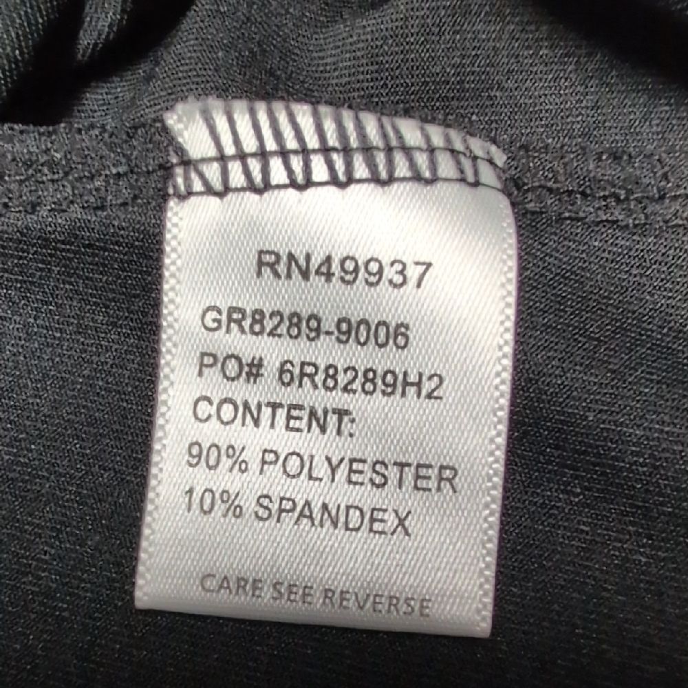 Tail Activewear Sleeveless Polo Black Hidden Zipper High Collar/Foldable Size L - Picture 5 of 7
